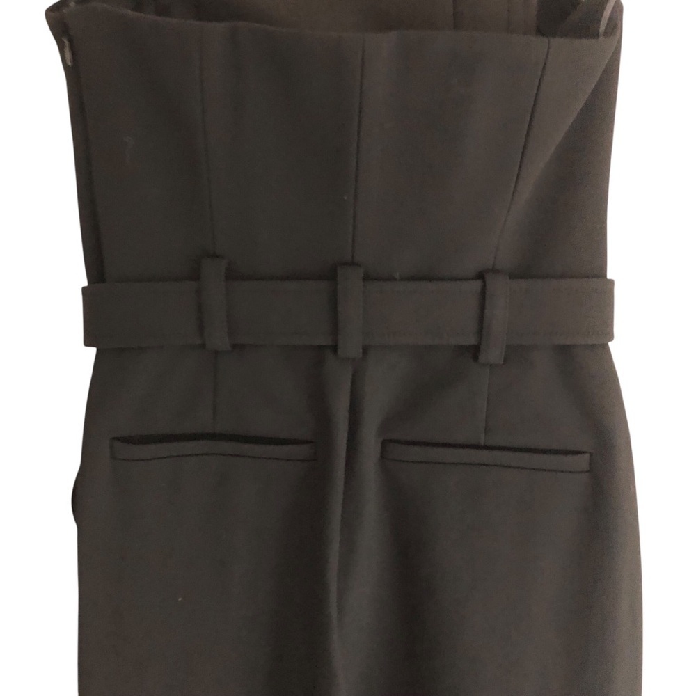 A.L.C. Kate Strapless Belted Black Wide Leg Jumpsuit Size 2 NWT - Picture 6 of 14